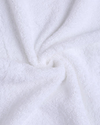 White | Cresta Combed Bath Towel