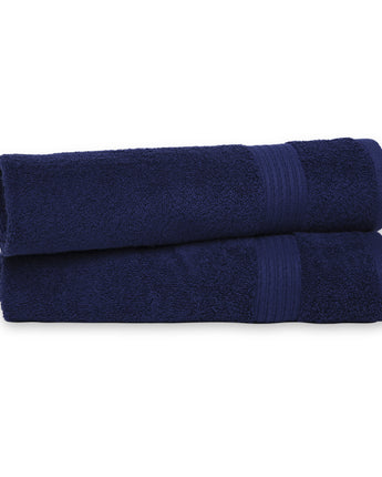 Navy | Cresta Combed Hand Towel