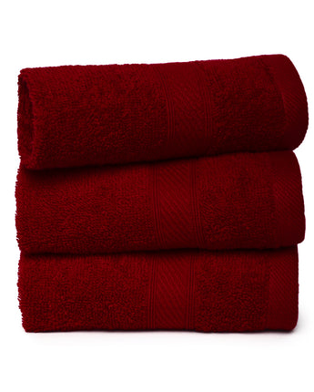 Rich Red | Spectra Semi-Combed Wash Towel