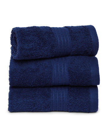 Navy | Cresta Combed Wash Towel