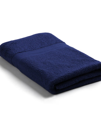 Navy | Cresta Combed Bath Towels