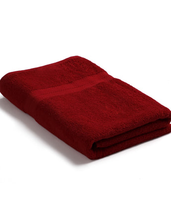 Rich Red | Spectra Semi-Combed Bath Towel