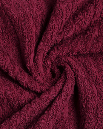 Maroon | Elixtra Texture Hand Towel