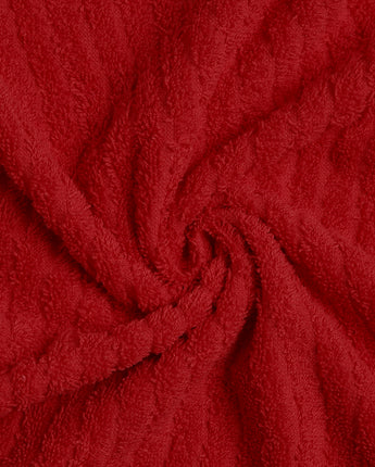 Red | Elixtra Texture Wash Towel