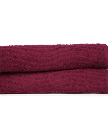 Maroon | Elixtra Texture Hand Towel