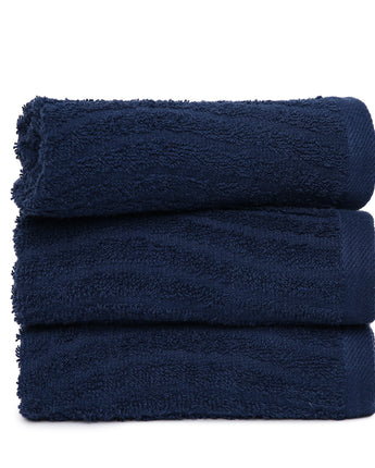 Navy | Elixtra Texture Wash Towel