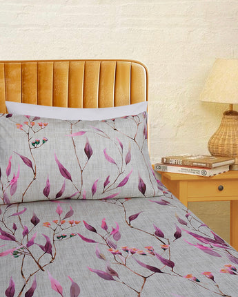 Grey Purple | Fiesta Bedsheet